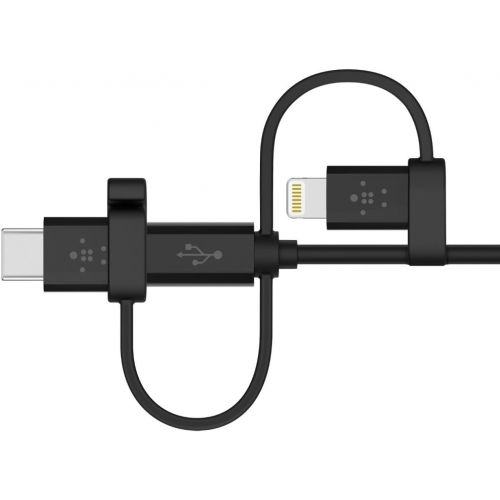 벨킨 Belkin Universal Cable with Micro-USB, USB-C and Lightning Connectors