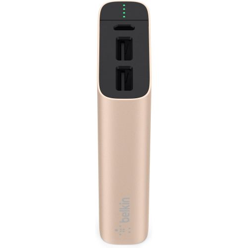 벨킨 Belkin MIXIT Metallic Power Pack 6600 mAh Battery Pack with 6-Inch Micro USB Cable (Gold)