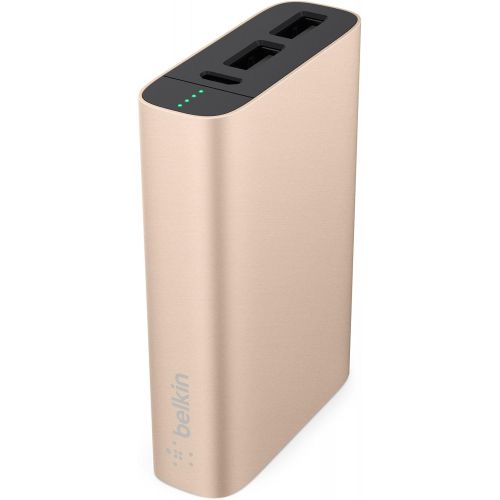 벨킨 Belkin MIXIT Metallic Power Pack 6600 mAh Battery Pack with 6-Inch Micro USB Cable (Gold)