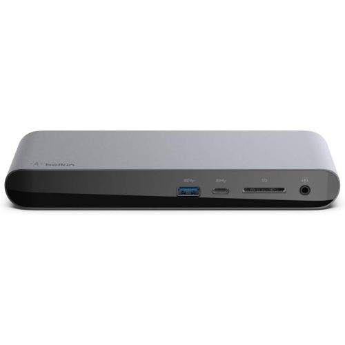 벨킨 Belkin Thunderbolt 3 Dock Pro w/ 2.6ft Thunderbolt 3 Cable (Thunderbolt Dock for MacOS and Windows) Dual 4K @60Hz, 40Gbps Transfer Speeds, 85W Upstream Charging