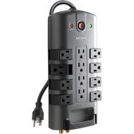 Belkin BE112230-08 12-Outlet Pivot-Plug Power Strip Surge Protector w/ 8ft Cord  Ideal for Computers, Home Theatre, Appliances, Office Equipment and more (4,320 Joules)
