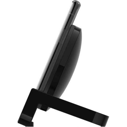 벨킨 Belkin Boost Up Wireless Charging Stand 10W - Qi Wireless Charger for iPhone 11, 11 Pro, 11 Pro Max, Xs, XS Max, XR/Samsung Galaxy S9, S9+, Note9 / LG, Sony and More (Black)