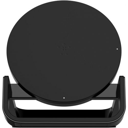 벨킨 Belkin Boost Up Wireless Charging Stand 10W - Qi Wireless Charger for iPhone 11, 11 Pro, 11 Pro Max, Xs, XS Max, XR/Samsung Galaxy S9, S9+, Note9 / LG, Sony and More (Black)