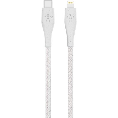 벨킨 Belkin USB-C to Lightning Cable + Strap (Made with DuraTek) Ultra-Strong iPhone Fast Charging Cable, iPhone USB-C Cable, 4ft/1.2m