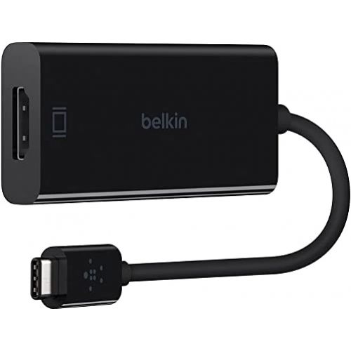 벨킨 Belkin USB-C to HDMI Adapter (Supports 4K @60Hz, HDMI to USB-C Adapter, USB Type-C to HDMI Adapter)