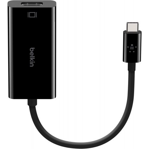 벨킨 Belkin USB-C to HDMI Adapter (Supports 4K @60Hz, HDMI to USB-C Adapter, USB Type-C to HDMI Adapter)