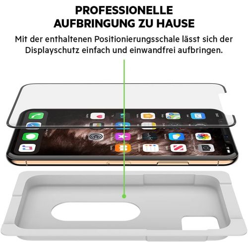 벨킨 Belkin ScreenForce TemperedCurve Screen Protector for iPhone 11 Pro Max (iPhone 11 Pro Max Screen Protector)