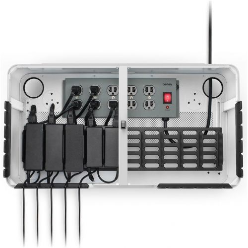 벨킨 Belkin Secure and Charge Station with Surge-Protected Power Source