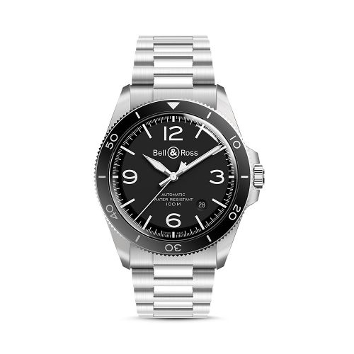 벨 Bell & Ross BR V2-92 Black Steel Watch, 41mm