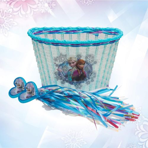 벨 BELL Disney Frozen Child Bike Basket & Streamer Combo