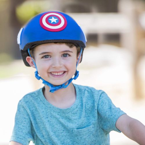 벨 BELL Captain 8034099 America 3D Shield Helmet, Child (5-8 yrs.)