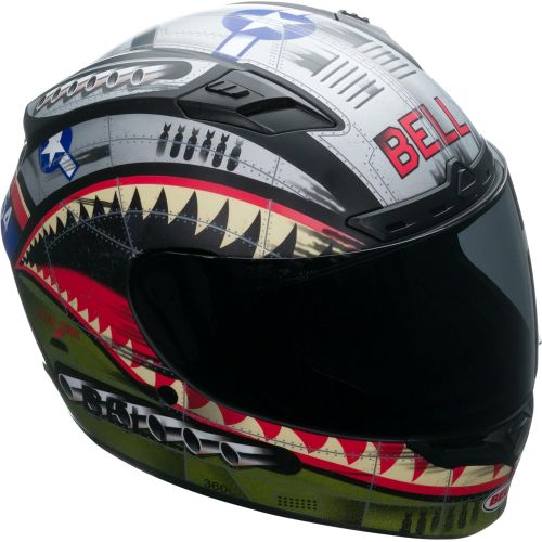 벨 Bell Qualifier DLX Full-Face Motorcycle Helmet (Gloss Hi-Viz Yellow, X-Small)