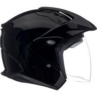 Bell Mag-9 Open Face Motorcycle Helmet (Solid Gloss Black, Small)