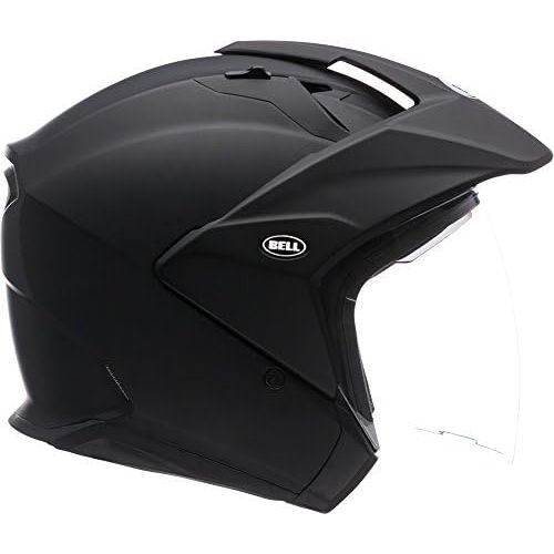 벨 Bell Mag-9 Open Face Motorcycle Helmet (Solid Matte Black, X-Small)