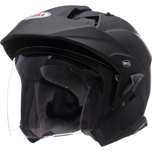 벨 Bell Mag-9 Open Face Motorcycle Helmet (Solid Matte Black, X-Small)