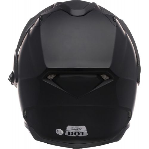 벨 Bell Mag-9 Open Face Motorcycle Helmet (Solid Matte Black, X-Small)