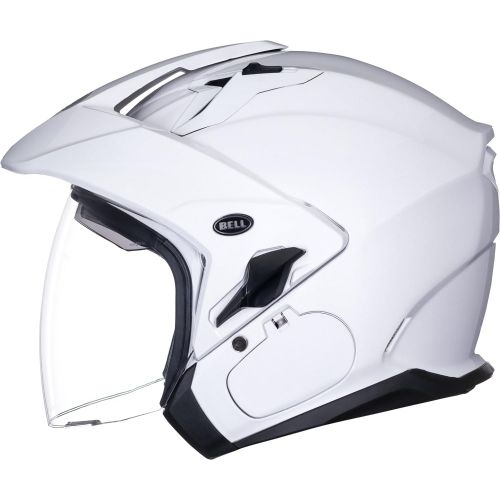 벨 Bell Mag-9 Open Face Motorcycle Helmet (Solid Gloss Pearl White, X-Large)