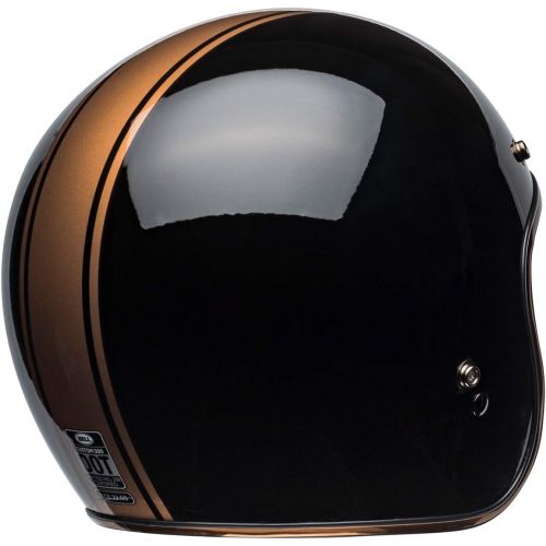 벨 Bell Custom 500 Open-Face Motorcycle Helmet(Solid Black, X-Small)