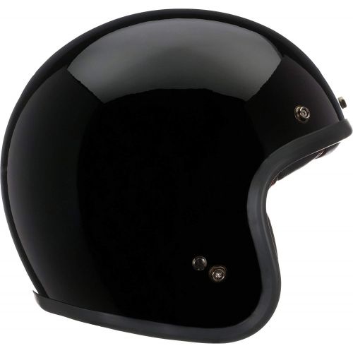 벨 Bell Custom 500 Open-Face Motorcycle Helmet(Solid Black, X-Small)