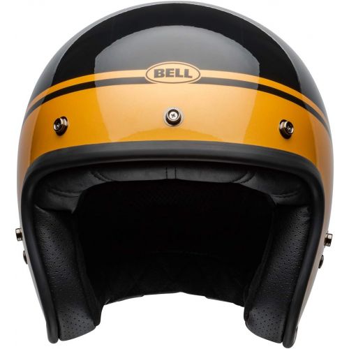 벨 Bell Custom 500 Open-Face Motorcycle Helmet(Solid Black, X-Small)