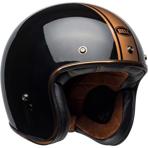 벨 Bell Custom 500 Open-Face Motorcycle Helmet(Solid Black, X-Small)