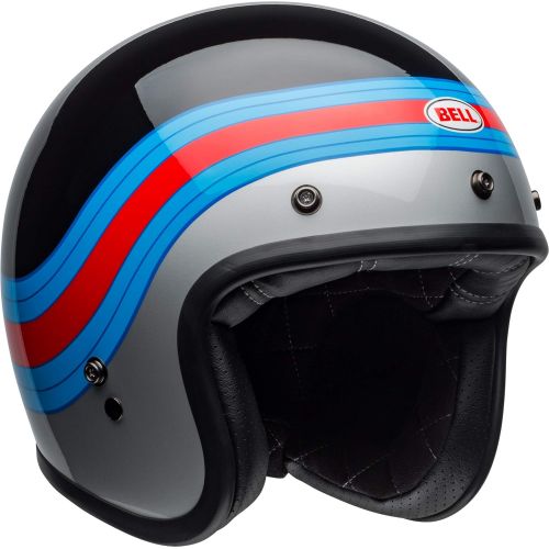 벨 Bell Custom 500 Open-Face Motorcycle Helmet(Solid Black, X-Small)