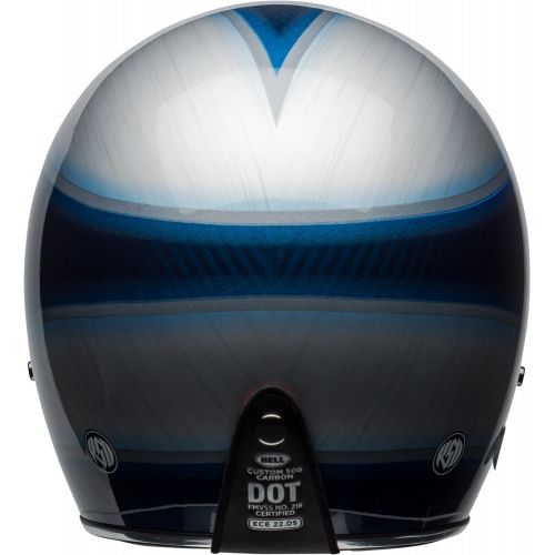 벨 Bell Custom 500 Carbon Open Face Motorcycle Helmet (RSD Bomb BlackGold, Medium) (Non-Current Graphic)