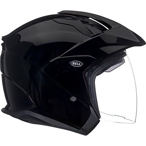 벨 Bell Mag-9 Flip Up Motorcycle Helmet (Solid Black, X-Large) (D.O.T.- Certified)