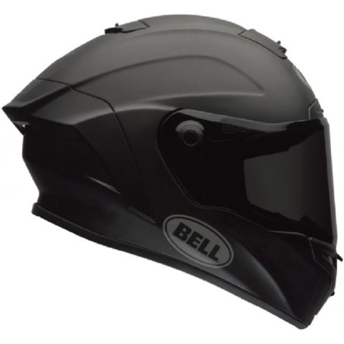 벨 Bell Street Star Full Face Motorcycle Helmet (Solid Matte Black, X-Large) (Non-Current Graphic)