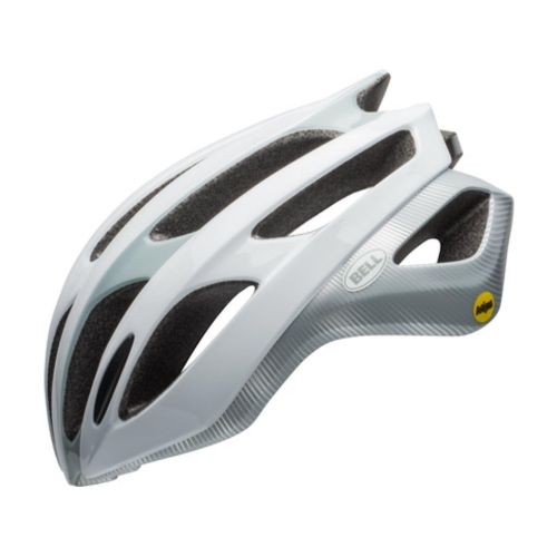 벨 Bell Falcon Mips Matte Gloss White Smoke Road Bike Helmet Size Medium