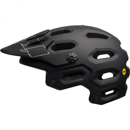 벨 Bell Super 3 MIPS Cycling Helmet - Matte BlackWhite Simp Small