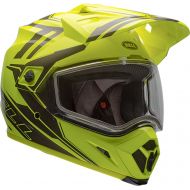 Bell MX 9 Adventure Dual Shield Snow Helmet (Yellow/Titanium, XX-Large)