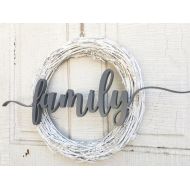 /BellAndTheWhistle Family Word Cut Out | Family Sign | Wooden Letters | Family cutout | Family Pictures | Gallery wall | Family Sign Wall Art Wall Hanging