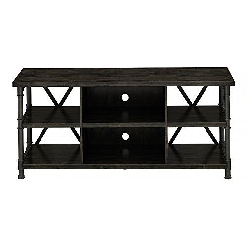  BellO Comfort Smart Collins Contemporary Freestanding Electric Fireplace TV Stand - Grant Oak, TC54-6096-PO102