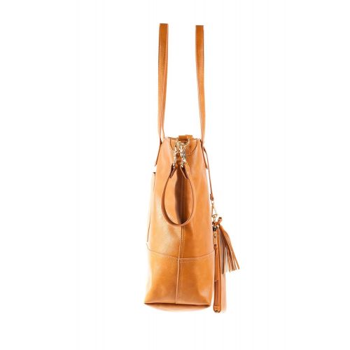  Bella Tunno Boss Bag Tote, Cognac