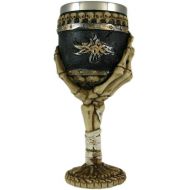 [아마존베스트]Bellaa 21022 Ossuary Style Skeletal Wine Goblet Bones 8 inch