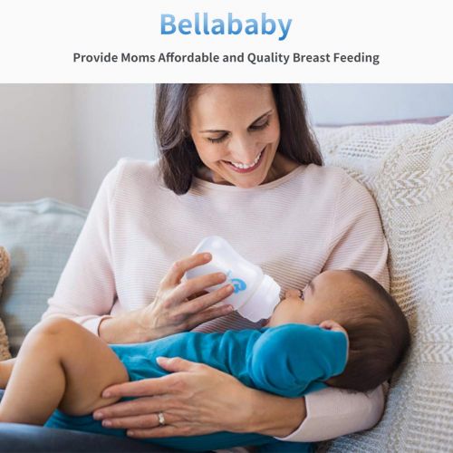  Bellababy Breast Milk Storage Bags 60 Count Food Grade BPA Free Self-Stand Leakproof Wide and Small Spouts