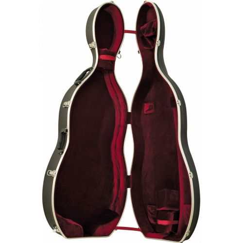  Bellafina ABS Cello Case with Wheels 4/4 Size