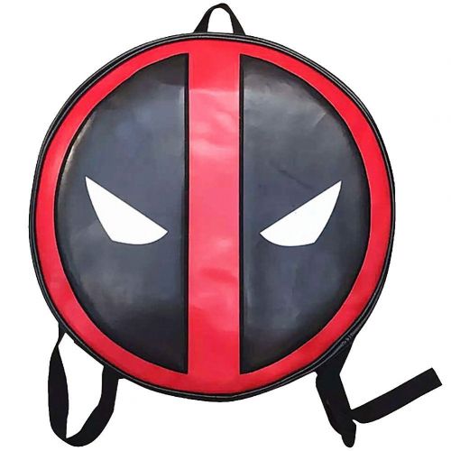  Bellagione Superhero Logo Backpack Dpool The Flash Captain America Waterproof Bag for School Outdoor (Deadpool)