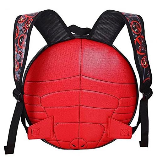  Bellagione Superhero Logo Backpack Dpool The Flash Captain America Waterproof Bag for School Outdoor (Deadpool)