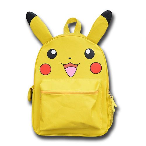  Bellagione Pikachu School Backpack 16” Book Bag for Kids Children Teen