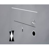 Bellascasa Montessori Munari Mobile-Black and White Baby Mobile