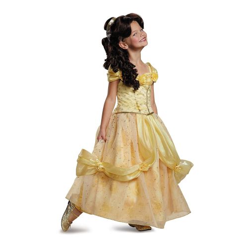  Belle Ultra Prestige Disney Princess Beauty & The Beast Costume, X-Small/3T-4T