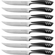 Bellemain Premium Steak Knives Set of 8, Kitchen Knife Sets with Steel Blades for Precise Cutting, Lightweight Steak Knife Set Stainless Steel & Durable, Serrated Steak Knives Dishwasher Safe