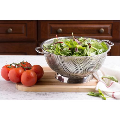  Bellemain Micro-perforated Stainless Steel Colander-Dishwasher Safe (5-Quart)