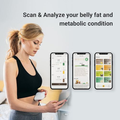  [무료배송] 벨로 뱃살 스캐너 / 지방 측정기 Bello - Belly Fat Scanner - Accurate Metabolic Health Analyzer with Smart