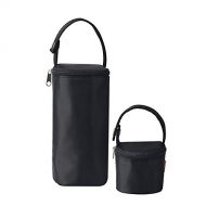 [아마존베스트]Bellotte Insulated Baby Bottle Bag & Pacifier Pouch (2 Pack) - Travel Carrier Holder Tote Portable Breast...