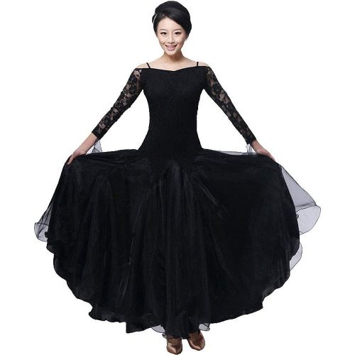  BellyQueen Women Modern Waltz Tango Dancing Clothes Ballroom Dance Skirts