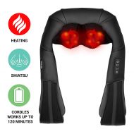 Belmint Back Neck and Shoulder Massager with Heat - Deep Tissue 3D Shiatsu Kneading Massage for Muscle Pain...