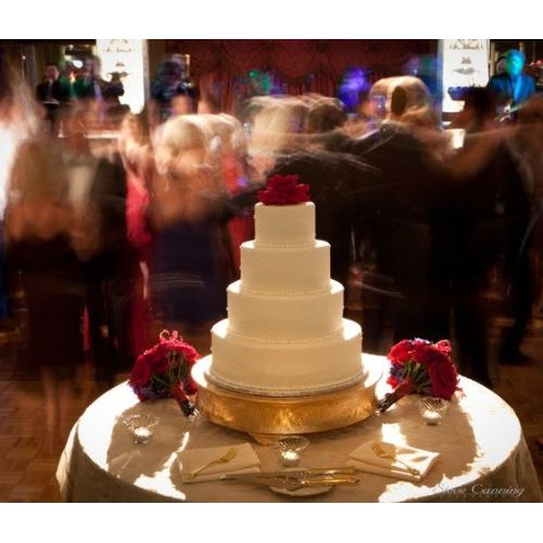  Belmont Cake Stands LLC Belmont 18 Inch Matte Gold Round Wedding Cake Stand Plateau-